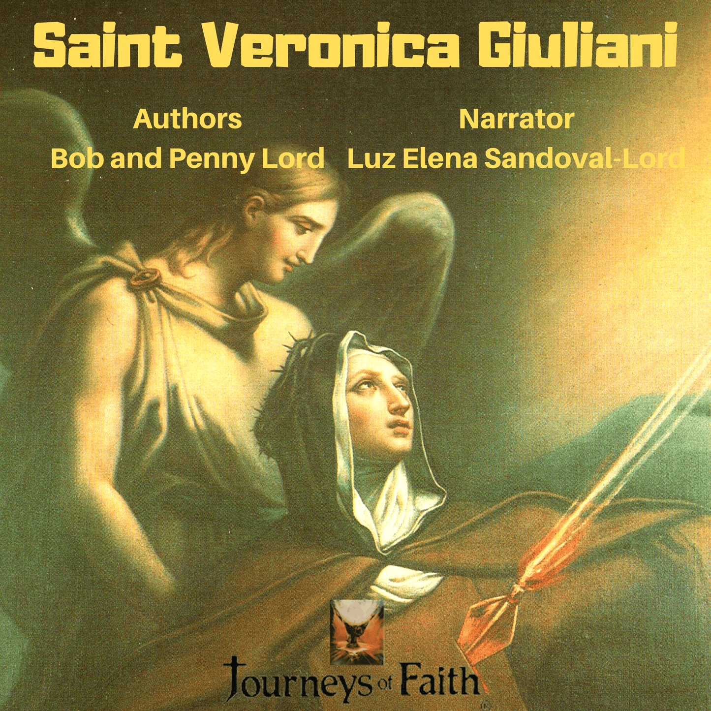 Saint Veronica Giuliani Audio CD by Bob and Penny Lord Ministry, featuring religious narration and cover art with a saintly portrait.
