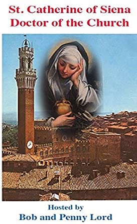 Miniature St. Catherine of Siena booklet by Bob and Penny Lord, featuring an image of Catherine on the cover.