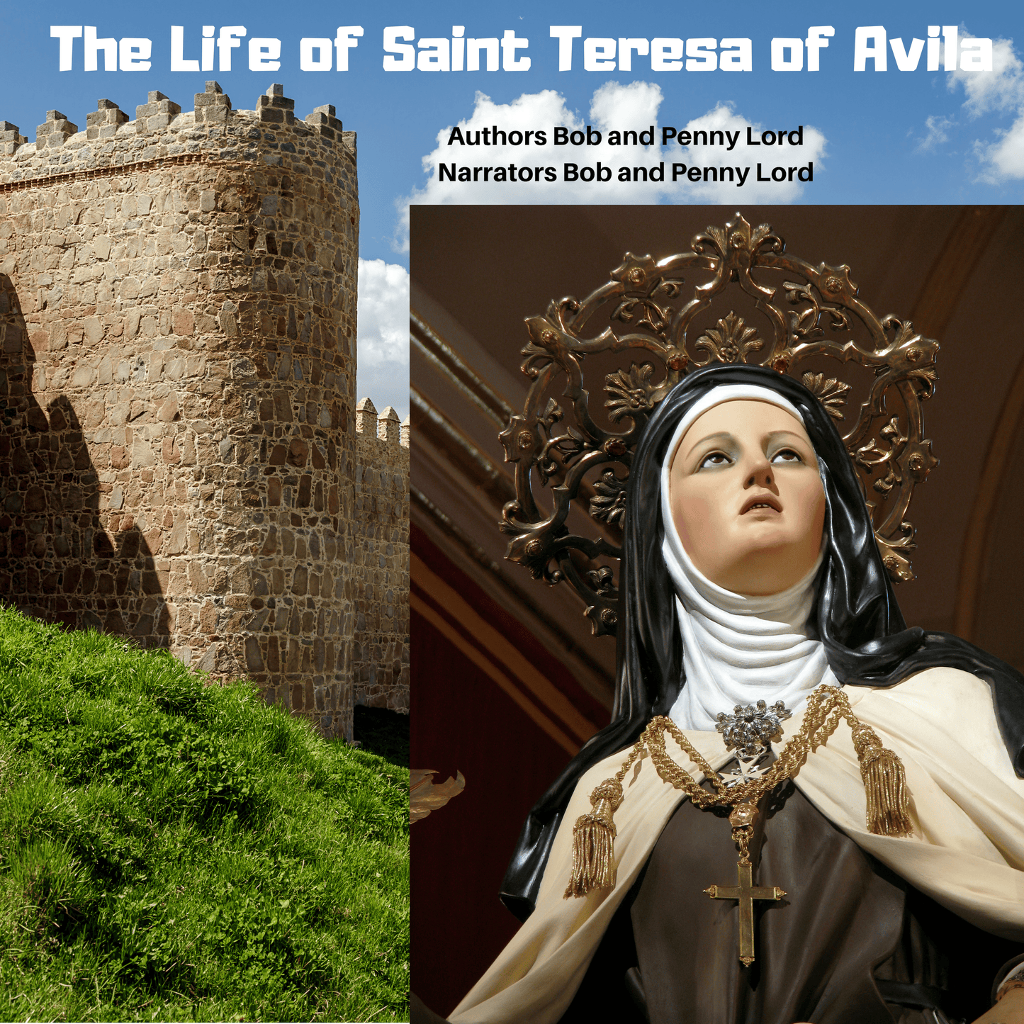 Audio CD of The Life of Saint Teresa of Avila by Bob and Penny Lord Ministry, featuring a cover image with religious artwork.