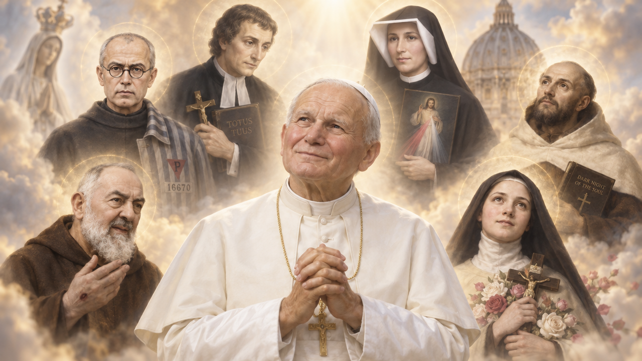 Saints that influenced Saint Pope John Paul II