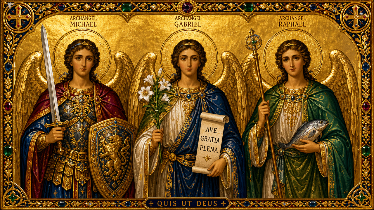 Saints Michael, Gabriel, and Raphael: Meet the Three Archangels