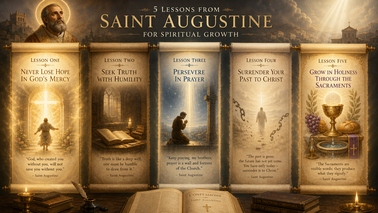 Five Lessons from Saint Augustine for Growing in Holiness
