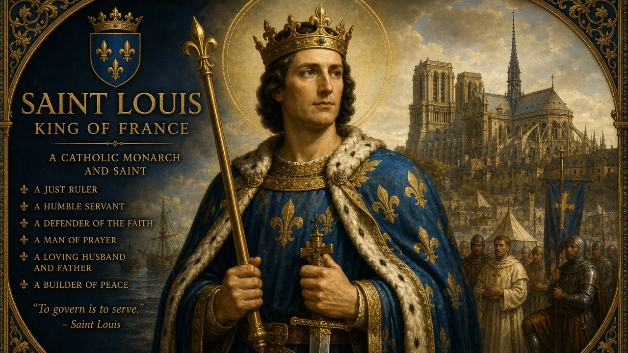 Saint Louis King of France: A Catholic Monarch and Saint