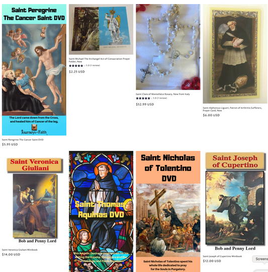 Catholic Saints List