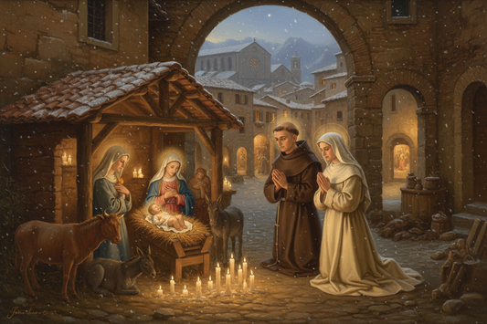 Saints Francis and Clare Shared Vision of Incarnate Love