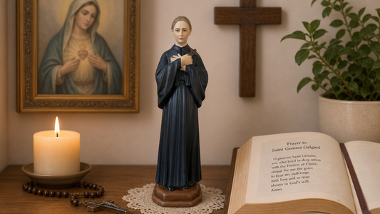 11 inch Saint Gemma Galgani Statue