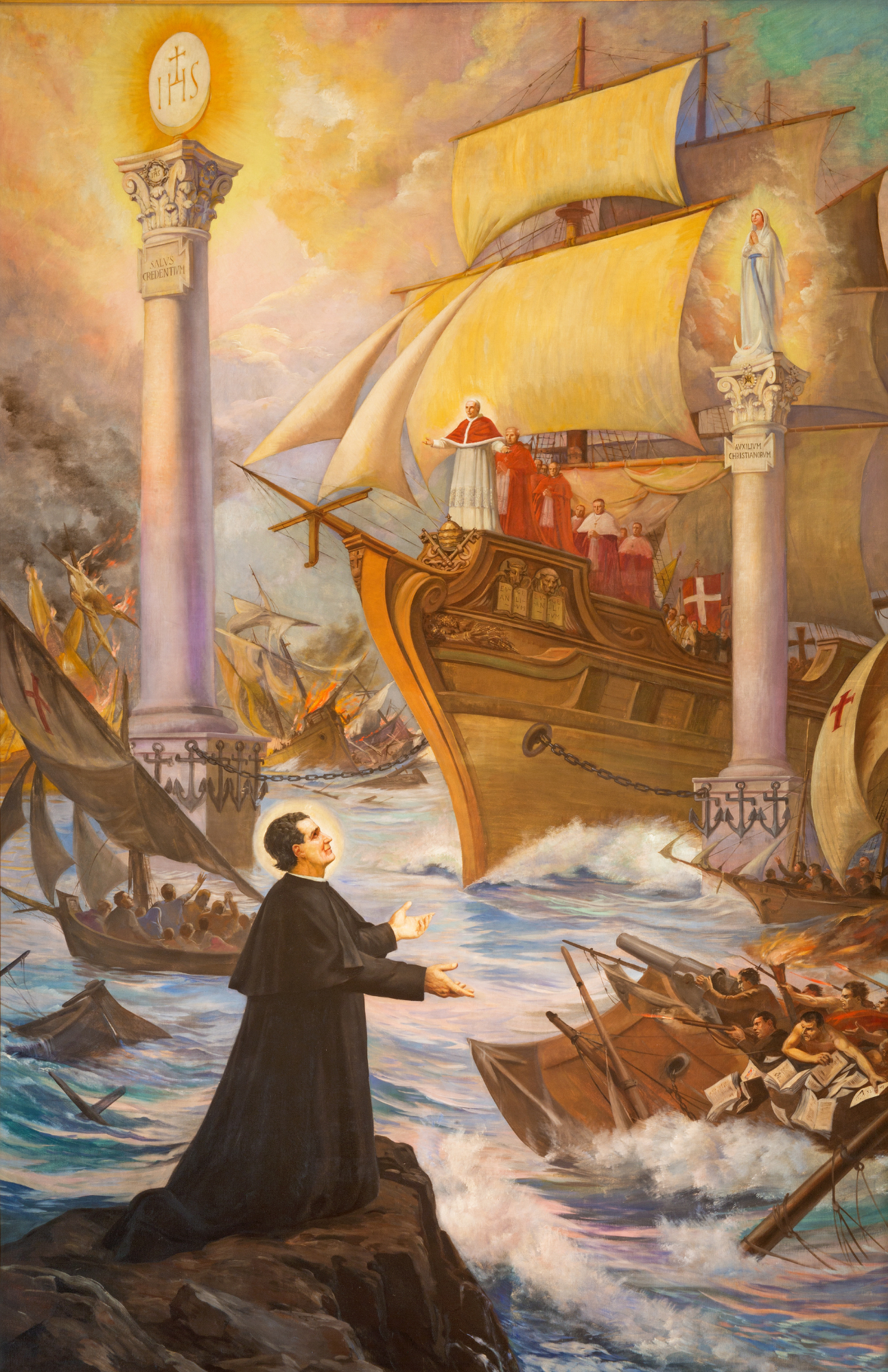 Vision of Saint John Bosco 11 by 17 Print