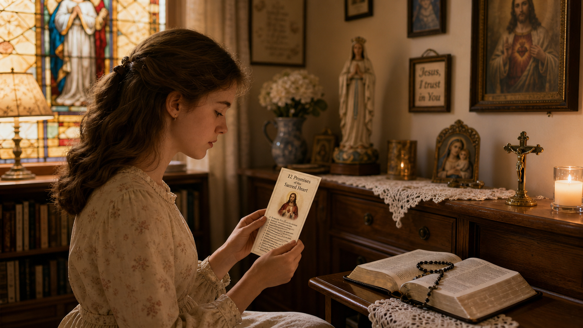 12 Promises of the Sacred Heart
Devotion Prayer Cards