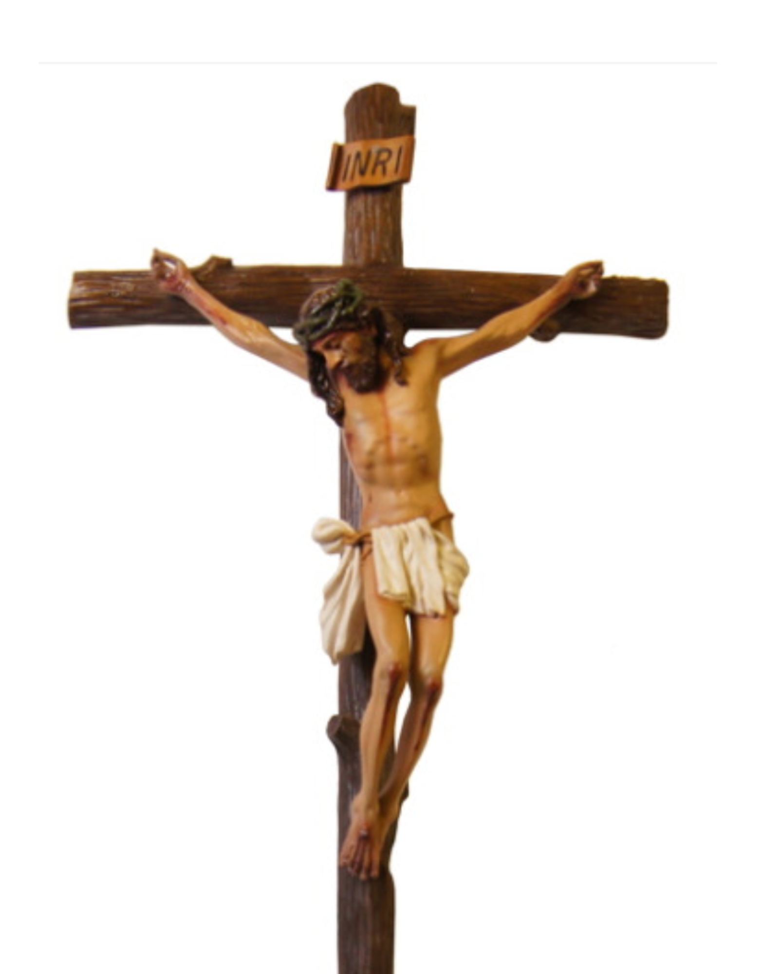 24 inch Crucifix hand made in Colombia - Bob and Penny Lord