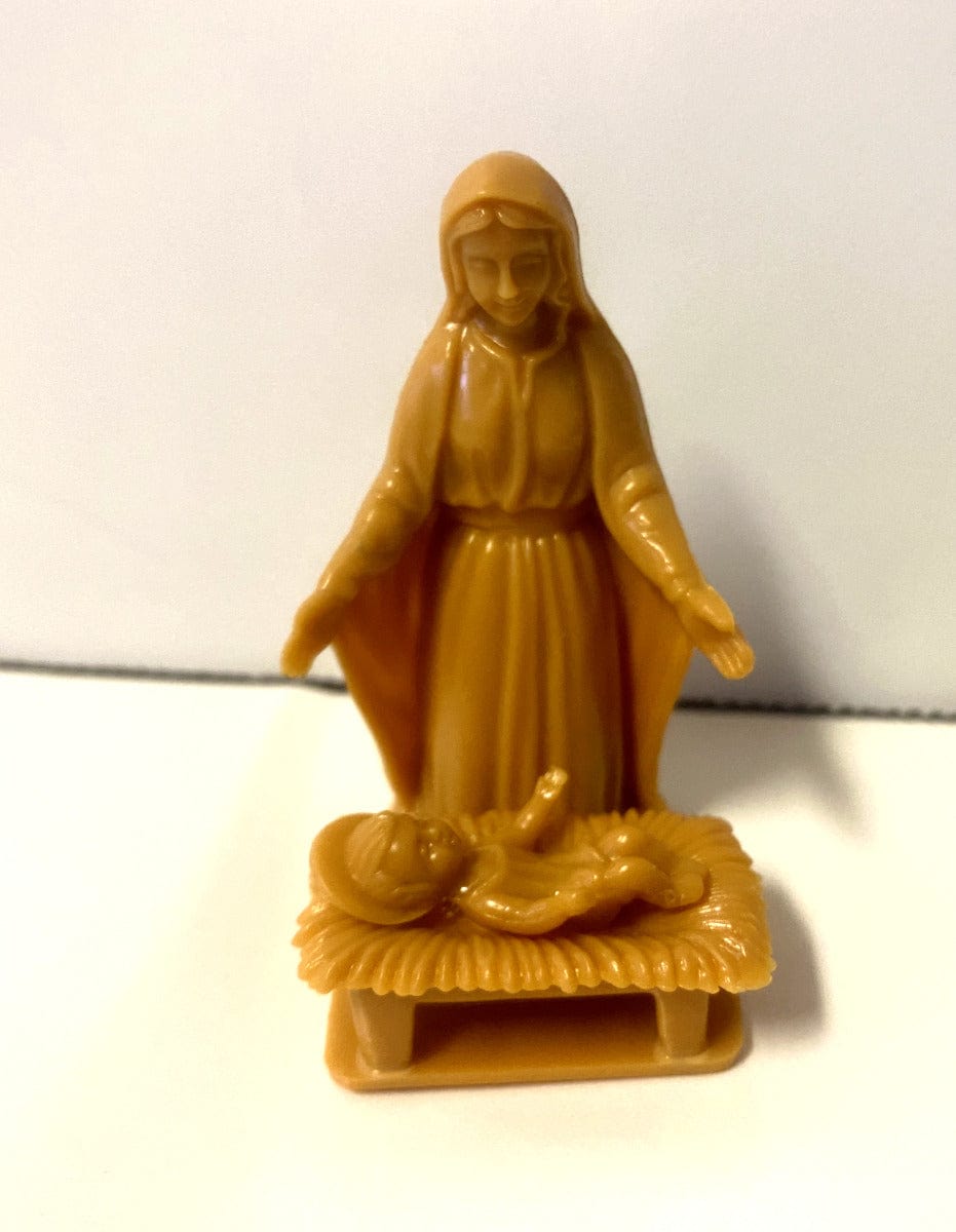 Small Bob and Penny Lord Nativity statue, 2.25 inches tall, depicting a Christian religious figure for collectible display.