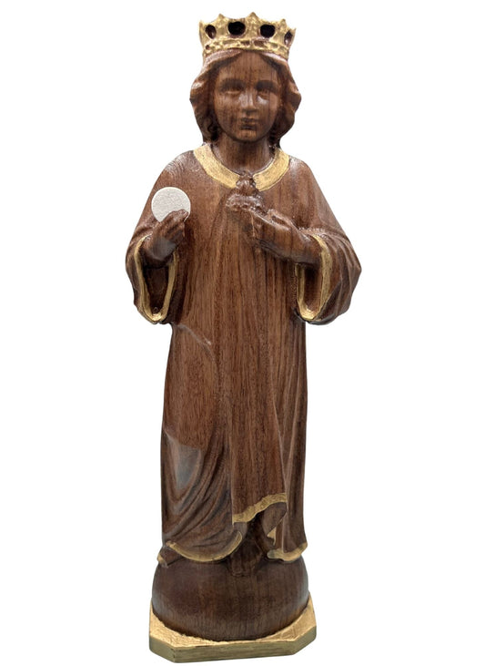 Divine  Child Jesus 12 inch Walnut Wall Statue Free Shipping - Bob and Penny Lord Journeys of Faith
