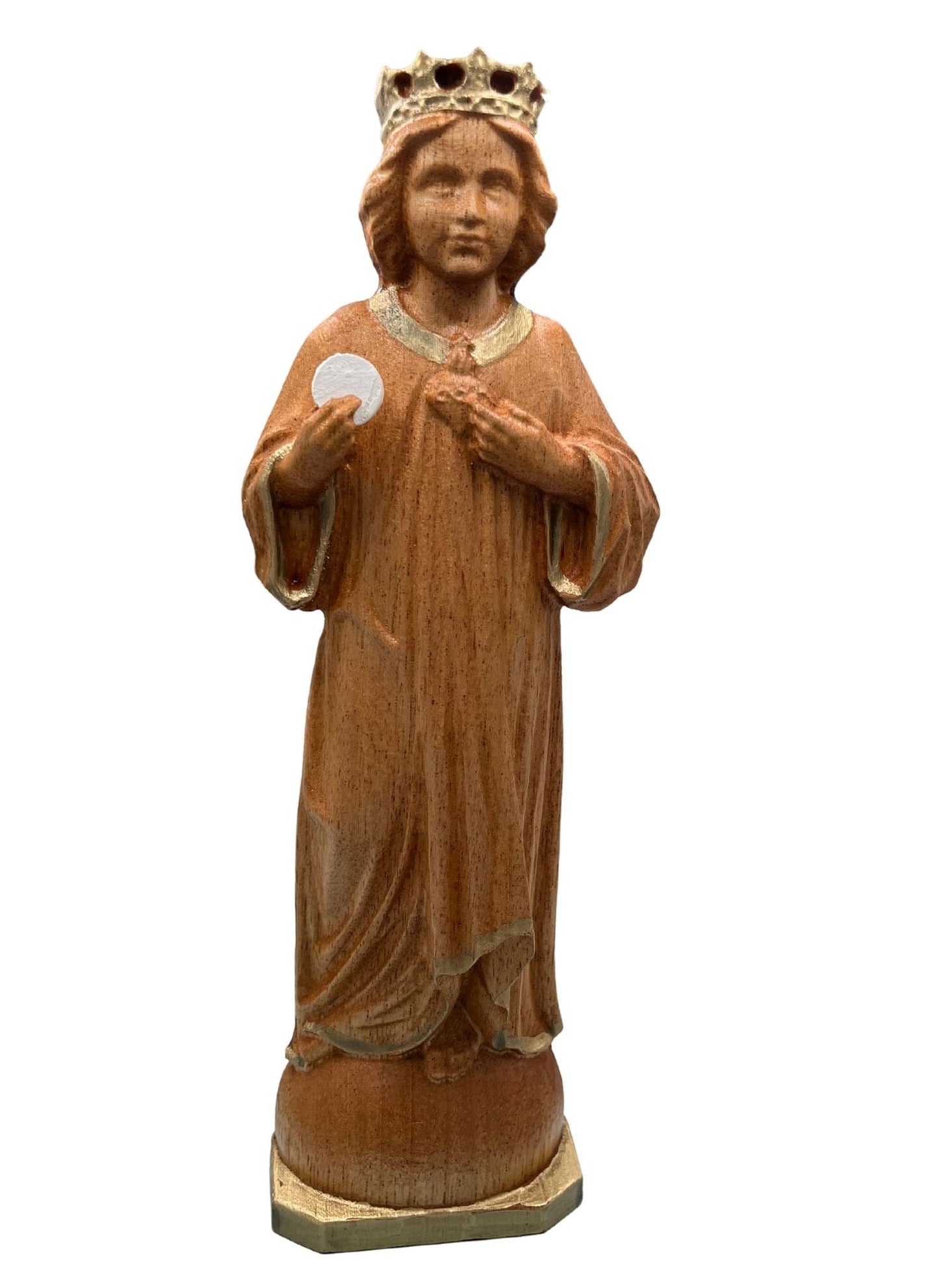 Divine Child Jesus 12 inch Oak Wall Statue Free Shipping - Bob and Penny Lord Journeys of Faith