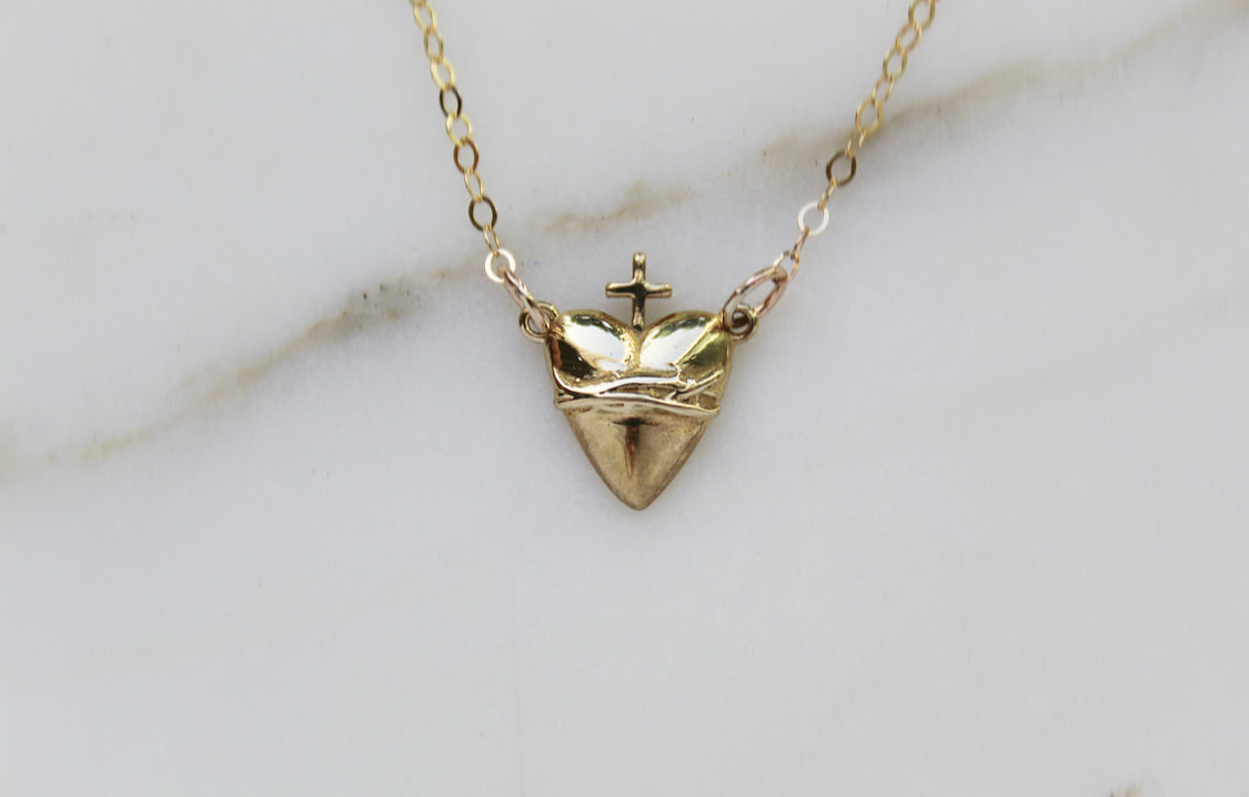 Holy Hearts™ Sacred Heart of Jesus Necklace - Journeys of Faith