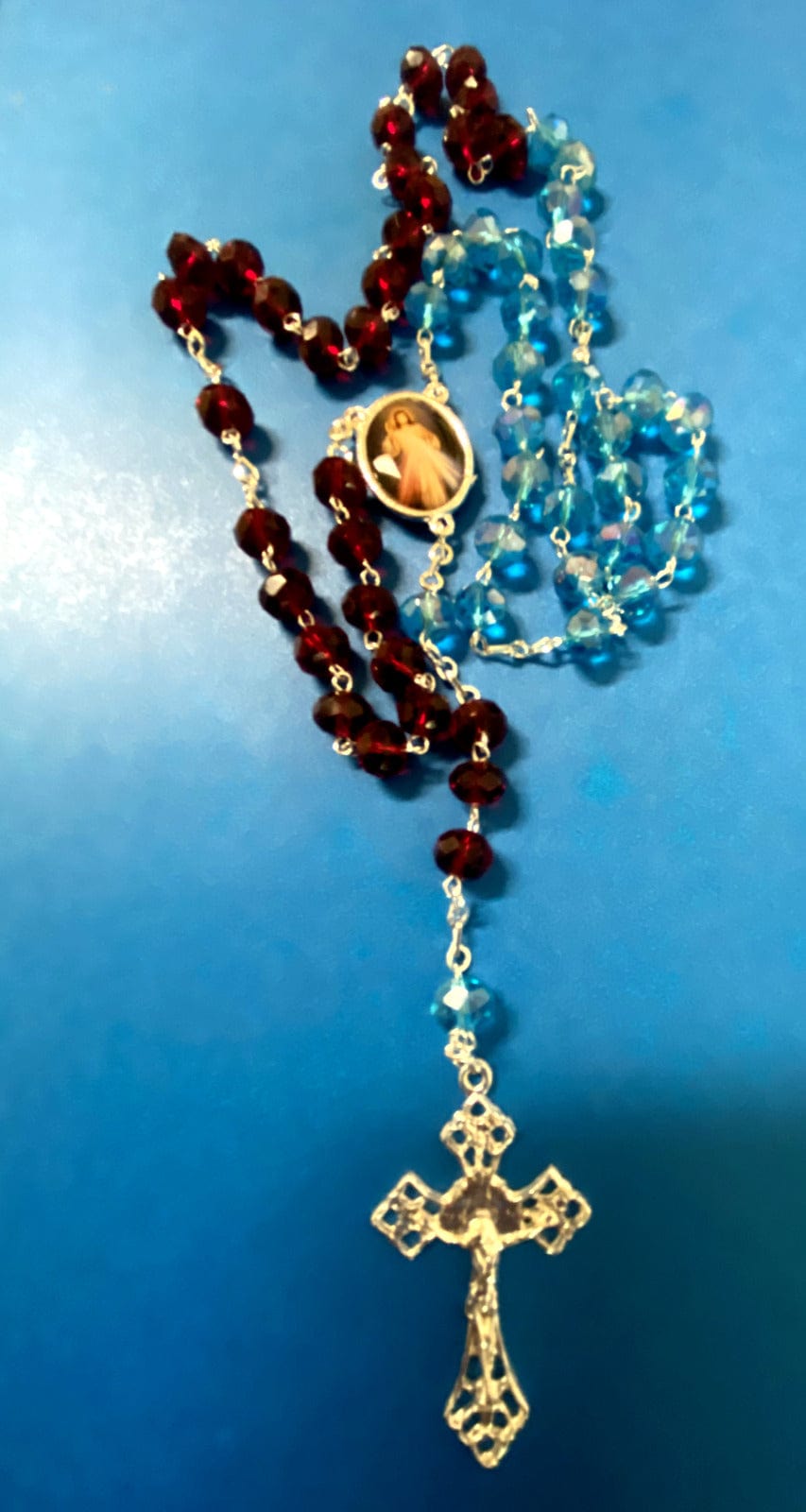 Divine Mercy Handmade Rosary,New from Colombia #L057 - Bob and Penny Lord Journeys of Faith