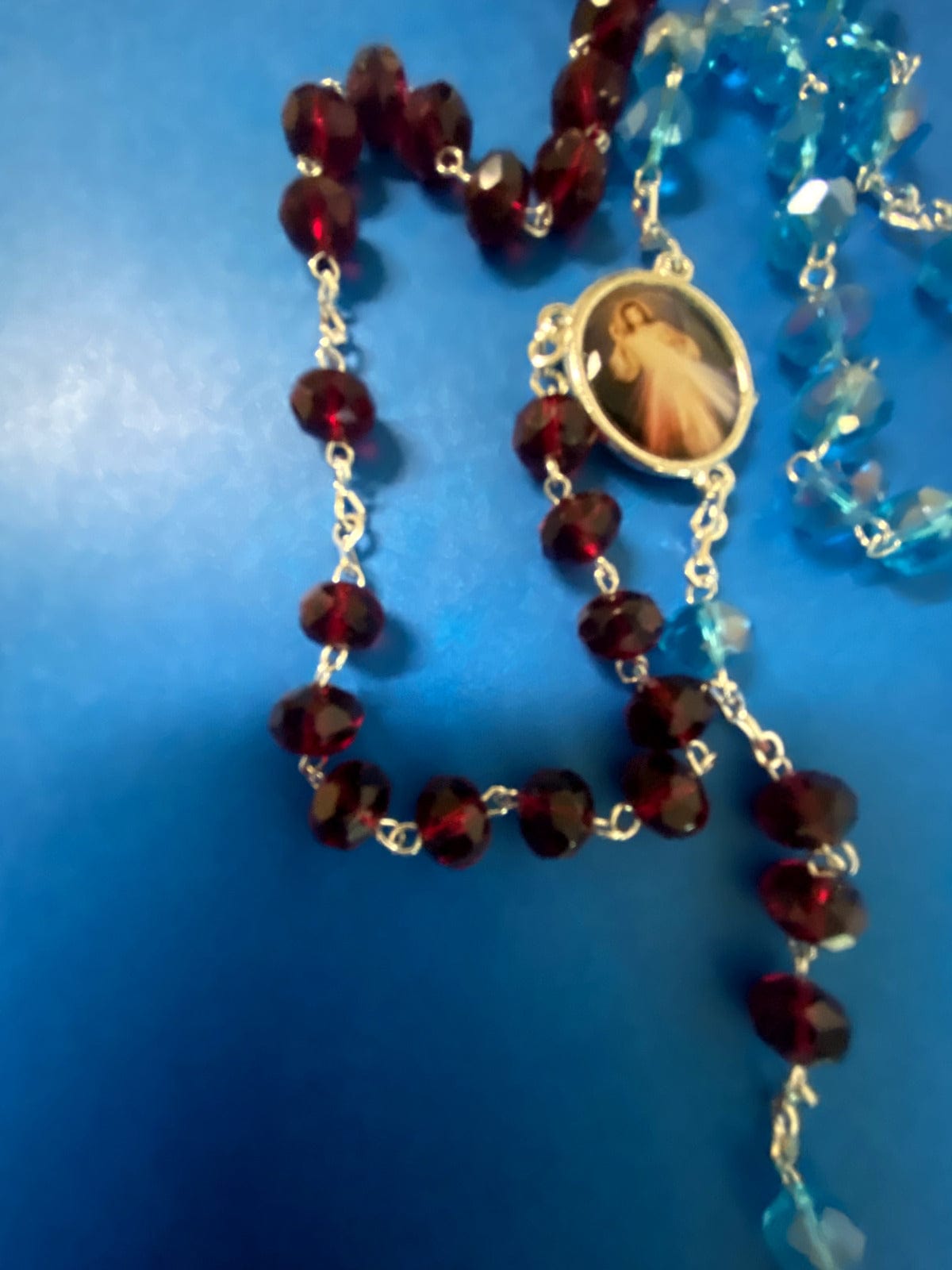 Divine Mercy Handmade Rosary,New from Colombia #L057 - Bob and Penny Lord Journeys of Faith