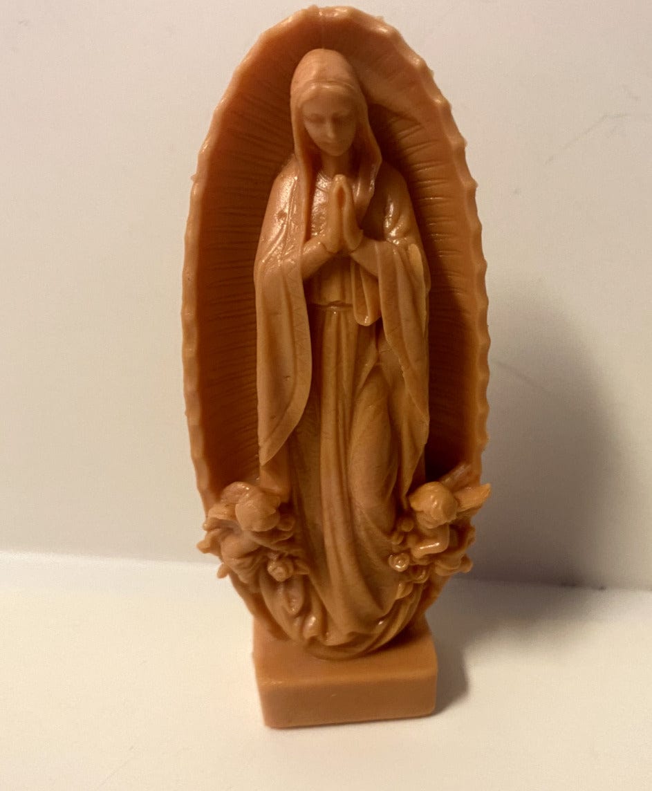 Our Lady of Guadalupe Very Small 3" H Statue, New - Bob and Penny Lord Journeys of Faith