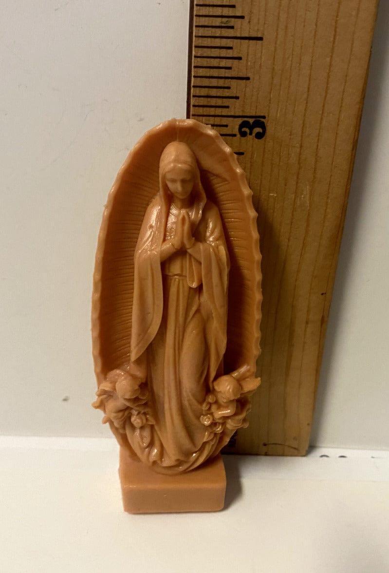Our Lady of Guadalupe Very Small 3" H Statue, New - Bob and Penny Lord Journeys of Faith