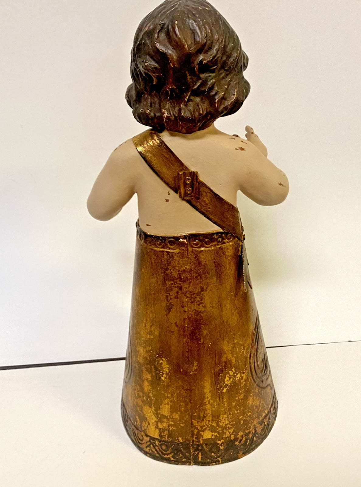 Vintage Santo Nino del Dolor statue, 14.5-inch religious sculpture for home décor, unbranded, detailed religious figurine image.