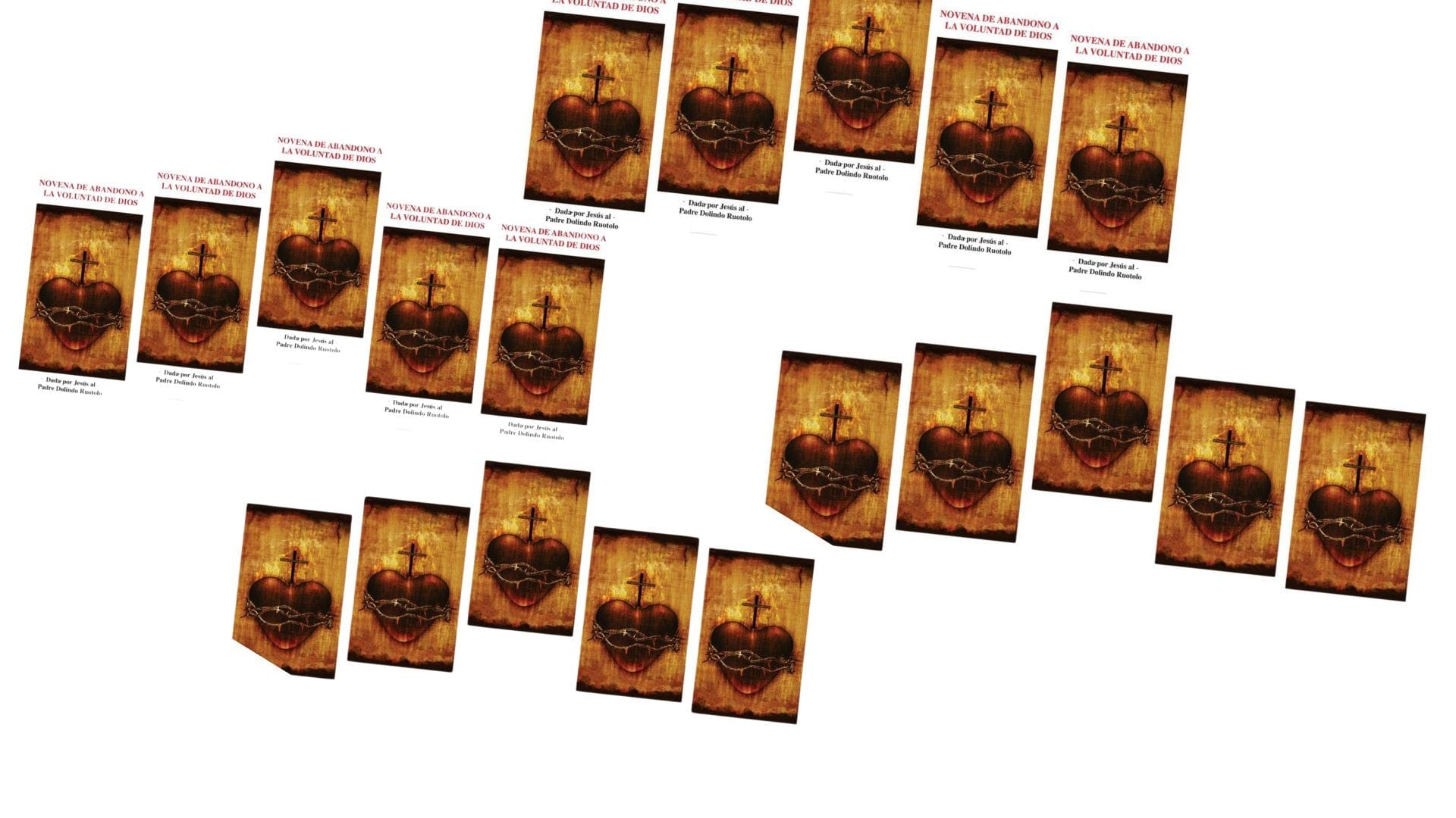 Novena de Abandono a La Voluntad De Dios Tarjeta de oración Espanol - Bob and Penny Lord Journeys of Faith