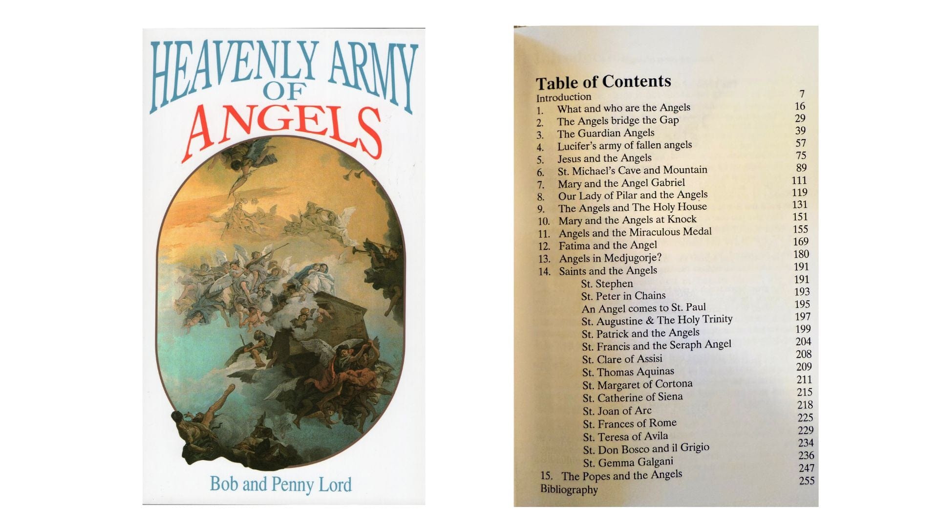 Heavenly Army of Angels  Book - Bob and Penny Lord Journeys of Faith