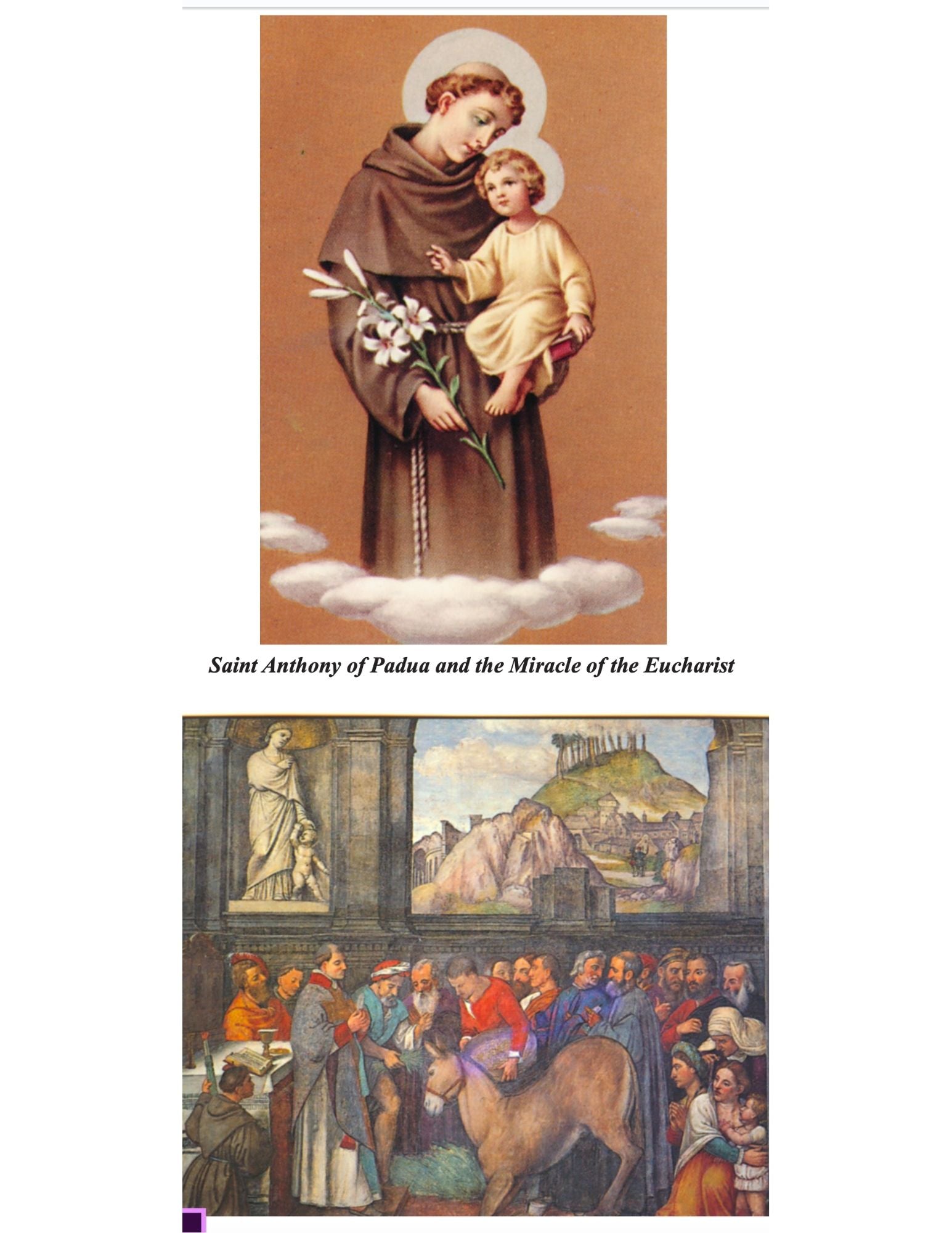 Saint Anthony of Padua Minibook - Journeys of Faith