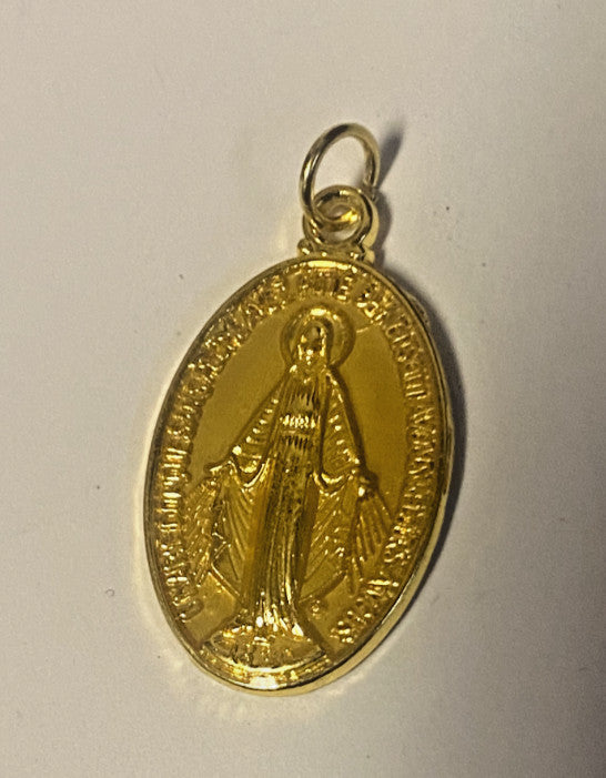 Our Lady of Lourdes & St Bernadette  Small Image Card + Medal, New  #GFTSHP - Journeys of Faith