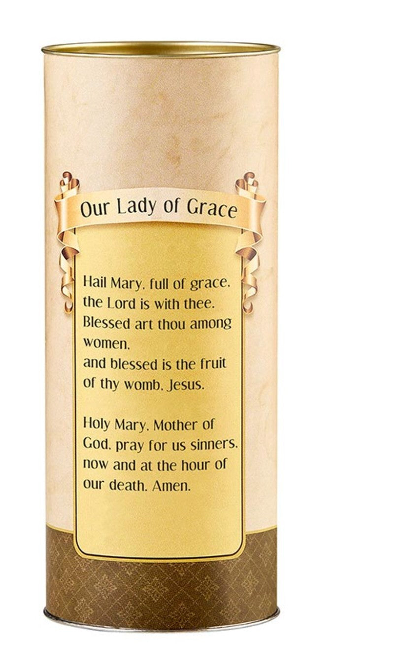 Our Lady of Grace  5.75" Votive Candle, New #AB-217 - Journeys of Faith