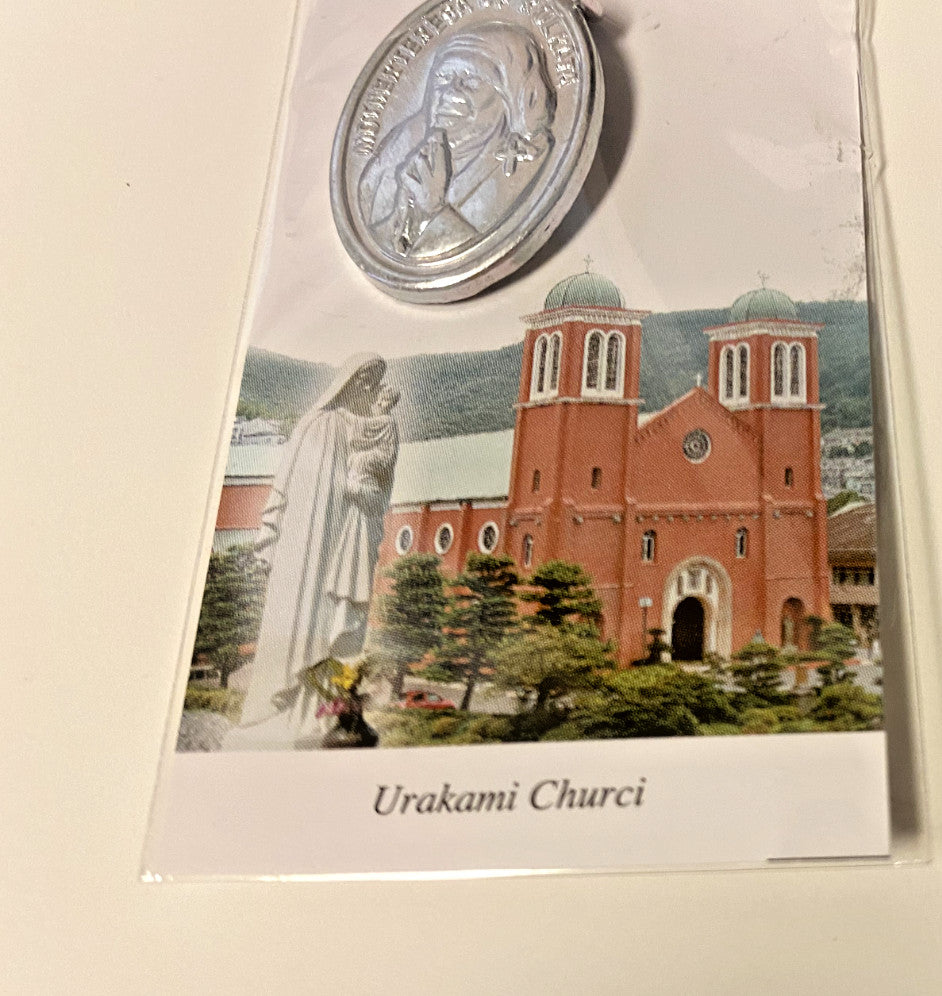 Saint Mother Teresa Silver Tone Medal, New From Japan #Gftshp-2 - Journeys of Faith
