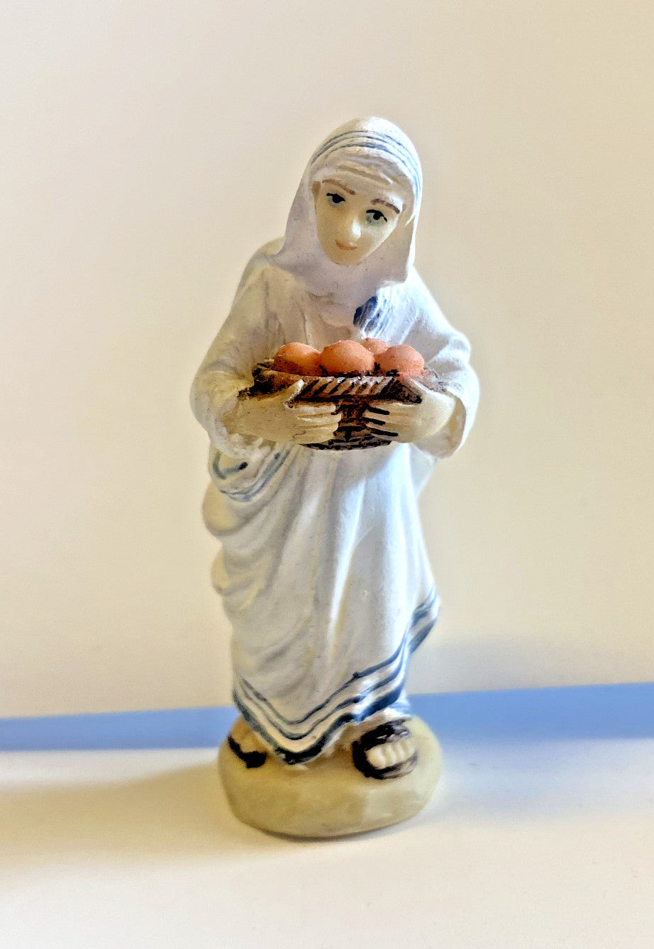 Resin statue of Saint Mother Teresa of Calcutta, 2.25 inches tall, Christian religious collectible by Bob and Penny Lord Journeys of Faith