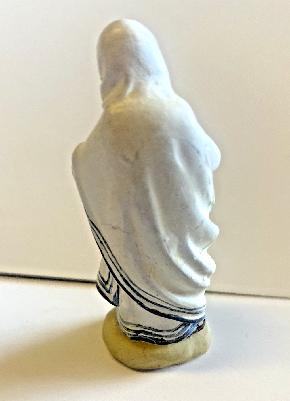 Resin statue of Saint Mother Teresa of Calcutta, 2.25 inches tall, from Bob and Penny Lord Journeys of Faith collectibles collection.