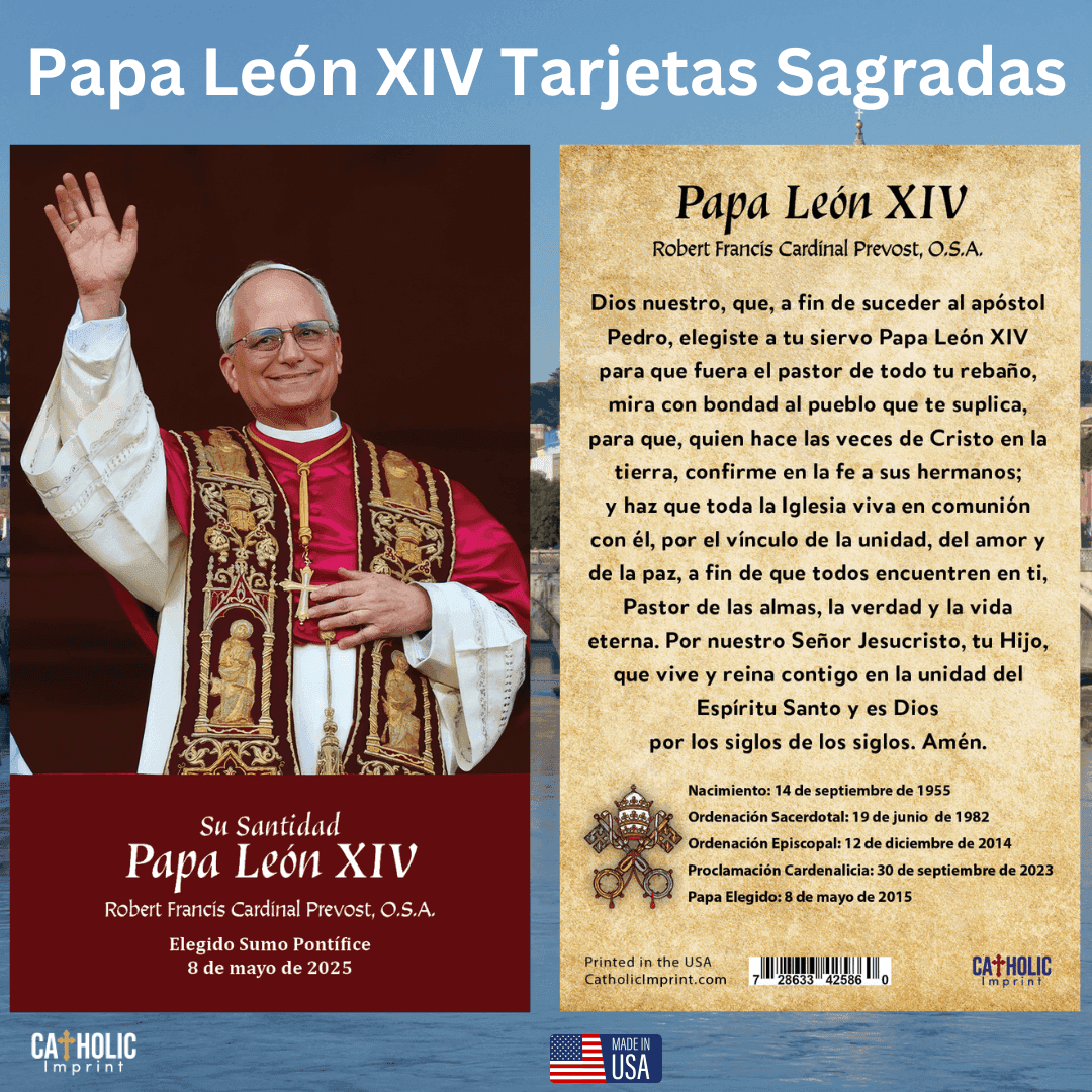 Pope Leo XIV Prayer Card - Journeys of Faith