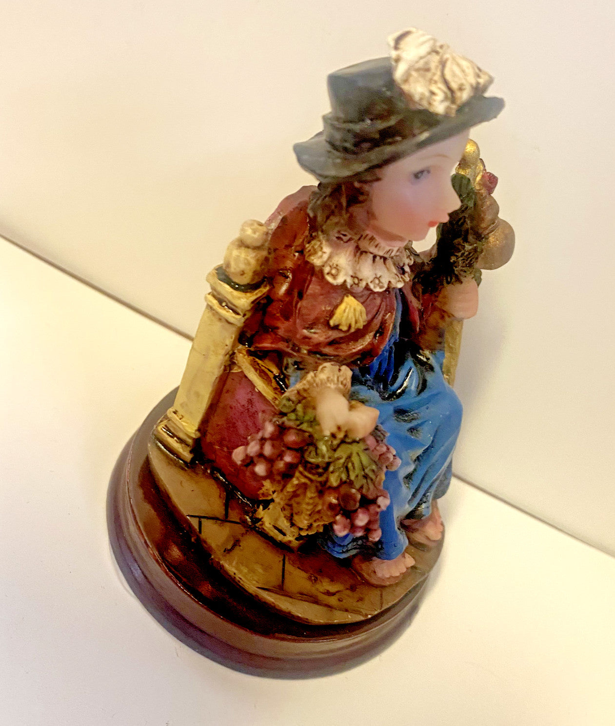 Small Santo Nino de Atocha statue, 3.5-inch figurine by Liscano Collections, ideal for home décor or religious display.