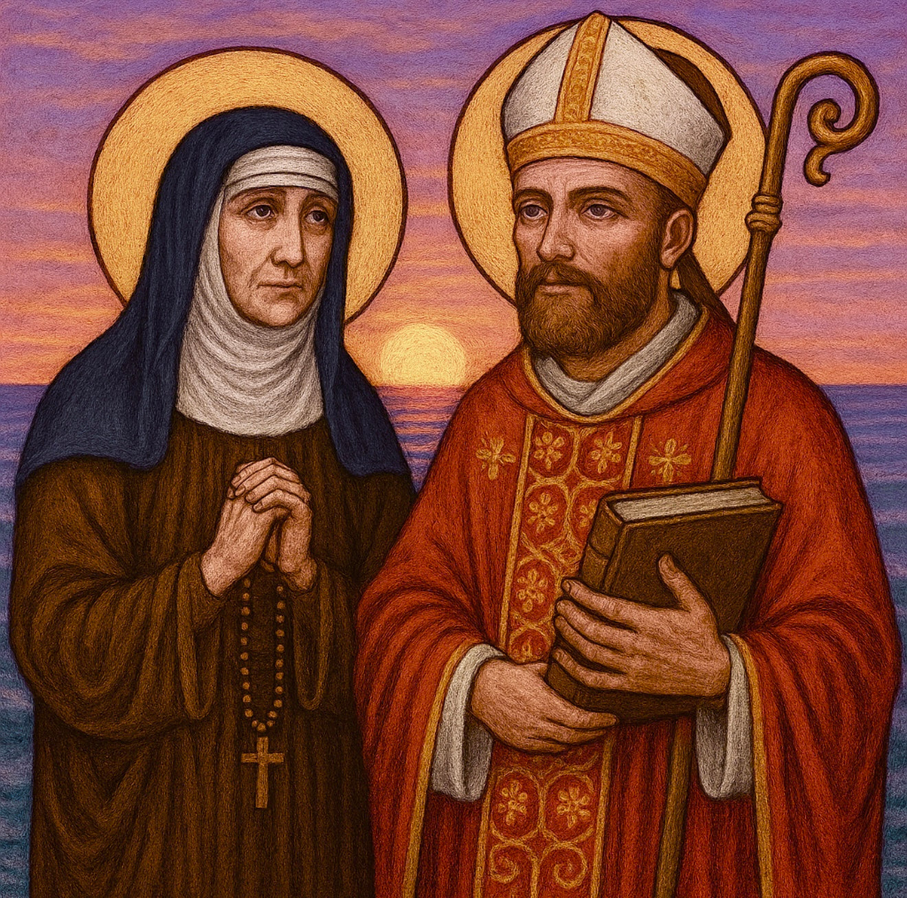 Saint  Augustine & Saint  Monica Minibook - Journeys of Faith