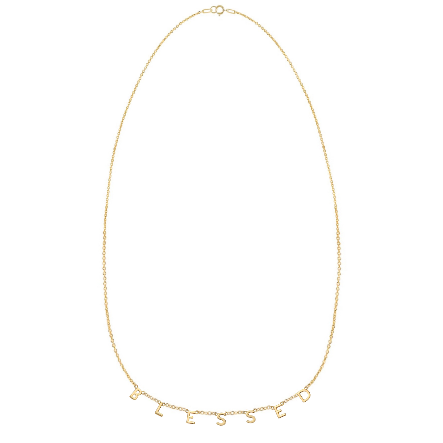 Gold-filled and sterling silver blessed necklace by AMADI Jewelry, featuring a delicate pendant on a fine chain.