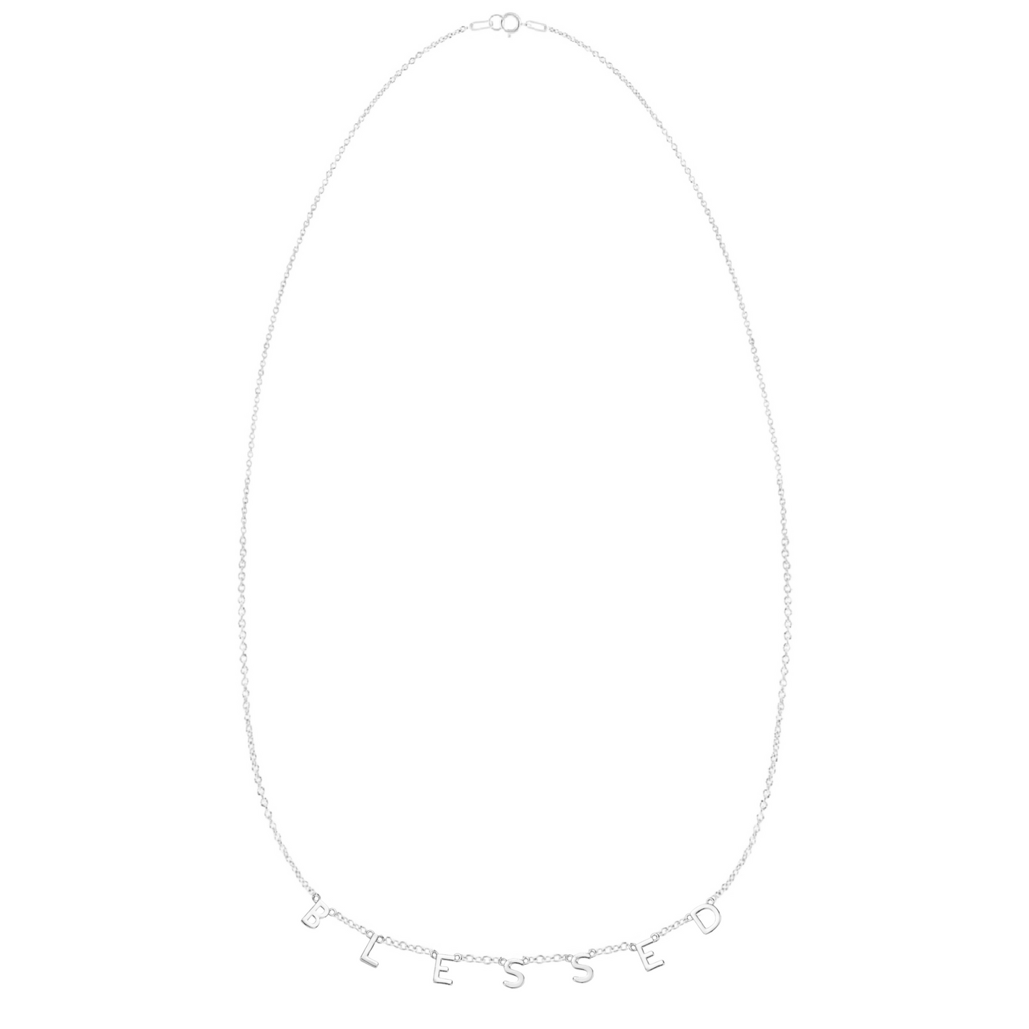 Gold-filled and sterling silver Blessed necklace by AMADI Jewelry, featuring a delicate pendant on a fine chain.
