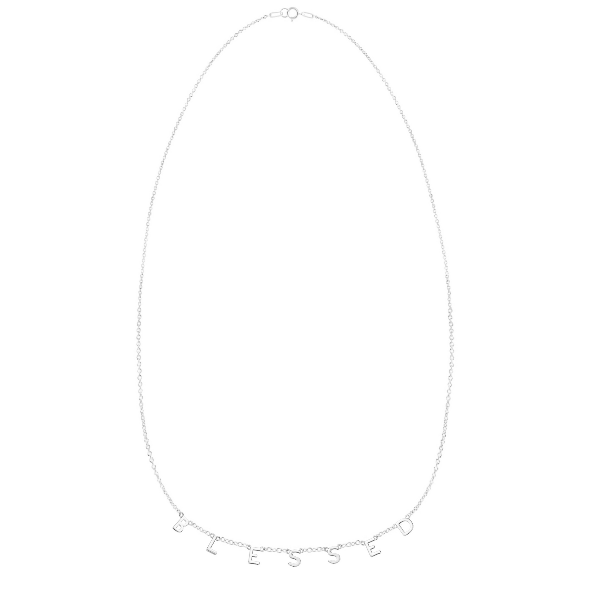 Gold-filled and sterling silver Blessed necklace by AMADI Jewelry, featuring a delicate pendant on a fine chain.