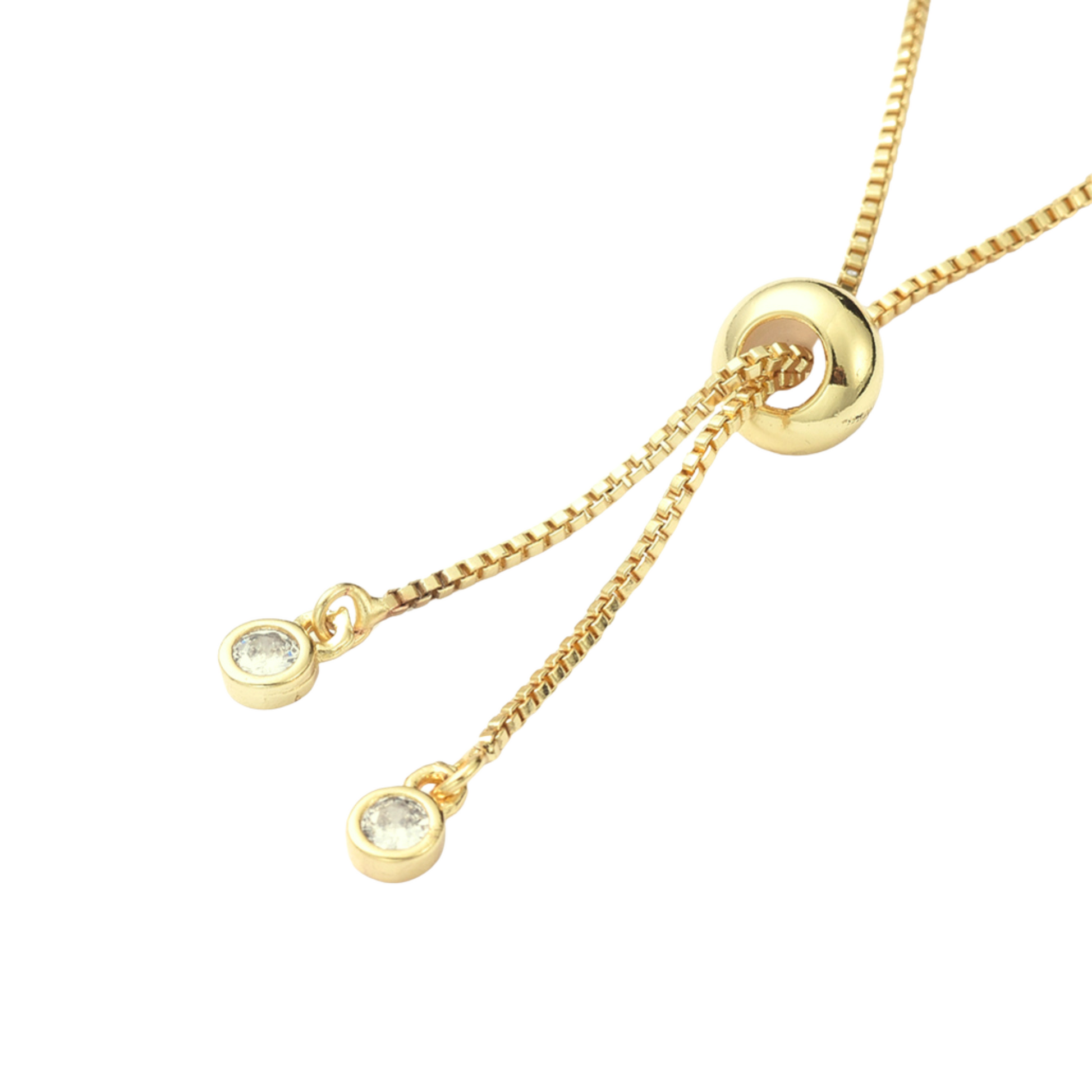 Adjustable gold and silver Beloved bracelet by AMADI Jewelry showing sleek metal design and minimalist style.