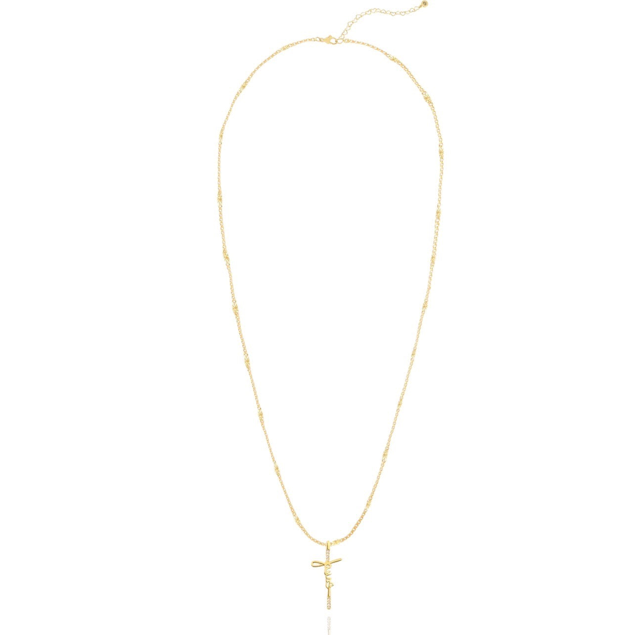 His Love Necklace by AMADI Jewelry, a stylish silver necklace with a heart pendant, displayed on a neutral background.