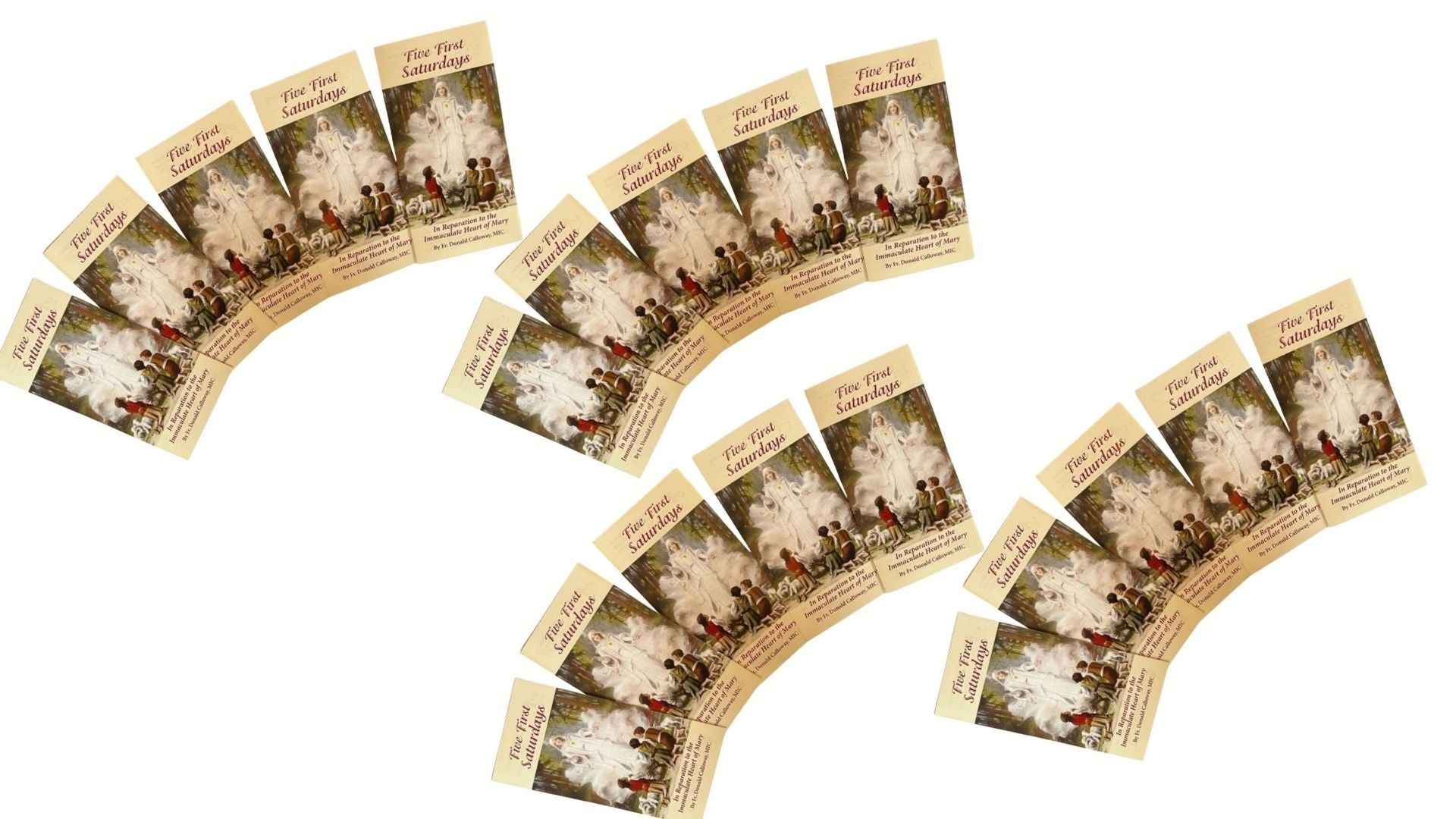 The Five 5 First Saturdays In Reparation to the Immaculate Heart 4 Panel Packages - Journeys of Faith