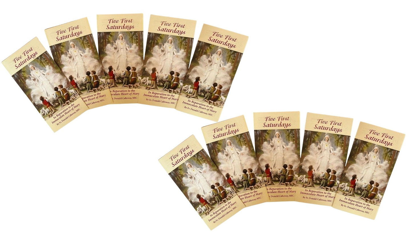 The Five 5 First Saturdays In Reparation to the Immaculate Heart 4 Panel Packages - Journeys of Faith