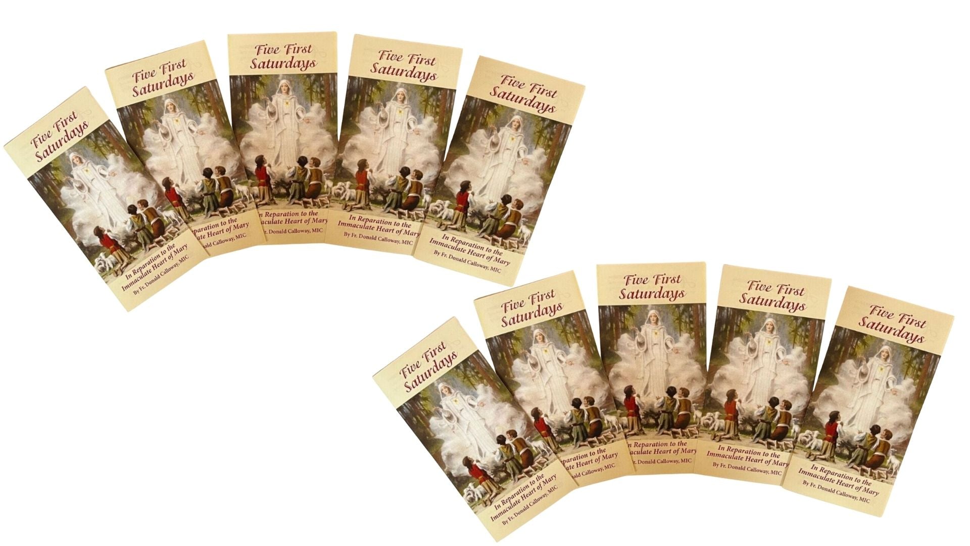 The Five 5 First Saturdays In Reparation to the Immaculate Heart 4 Panel Packages - Journeys of Faith