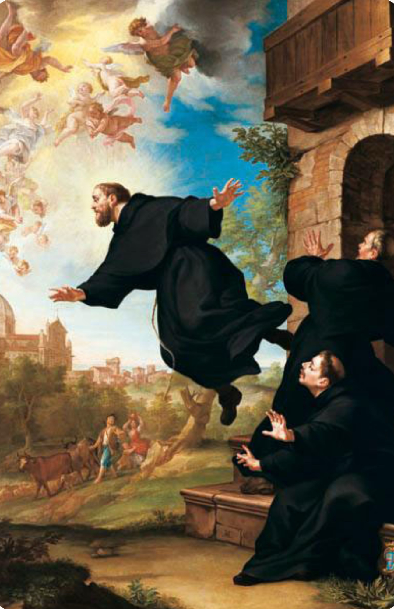 Saint Joseph of Cupertino 11 by 17 digital image download - Journeys of Faith