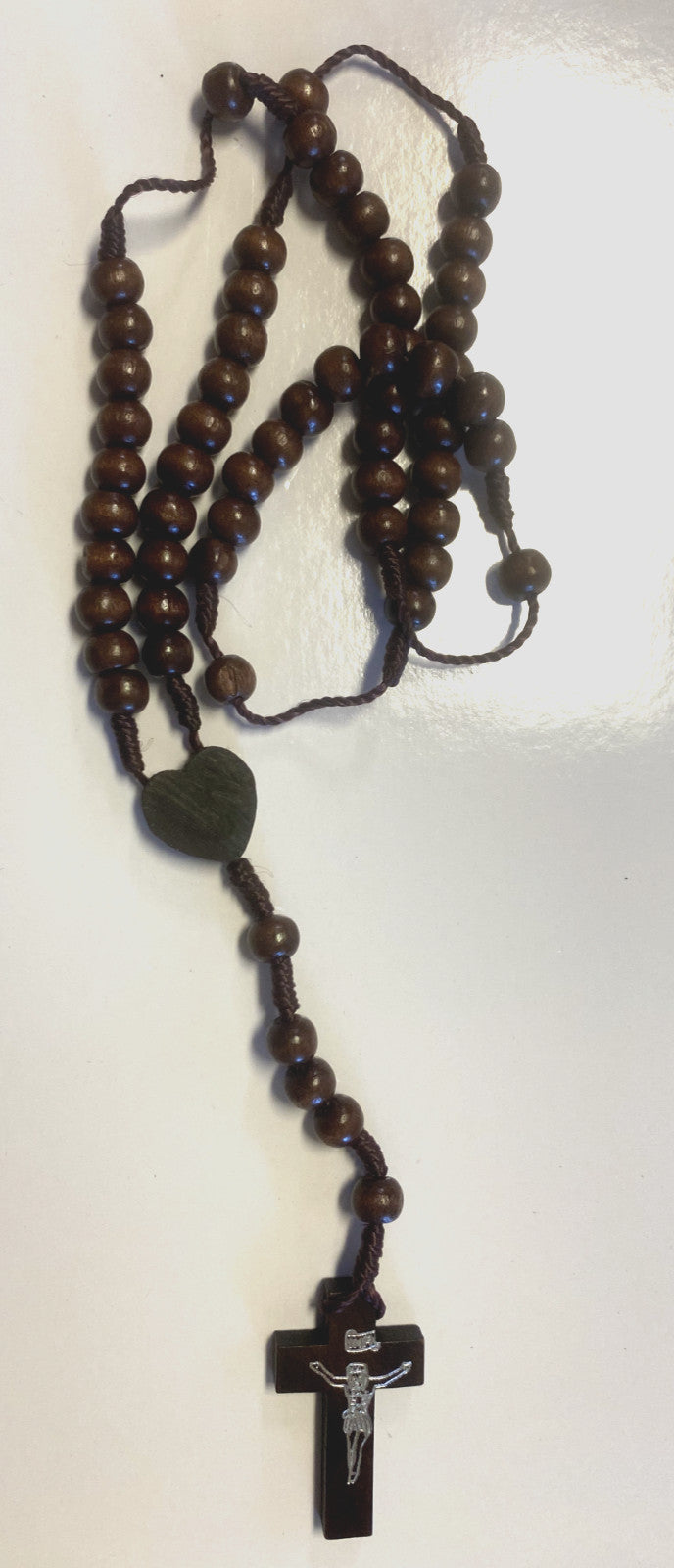Our Lady of Czestochowa Wood Rosary Box with Rosary, New from Colombia - Journeys of Faith
