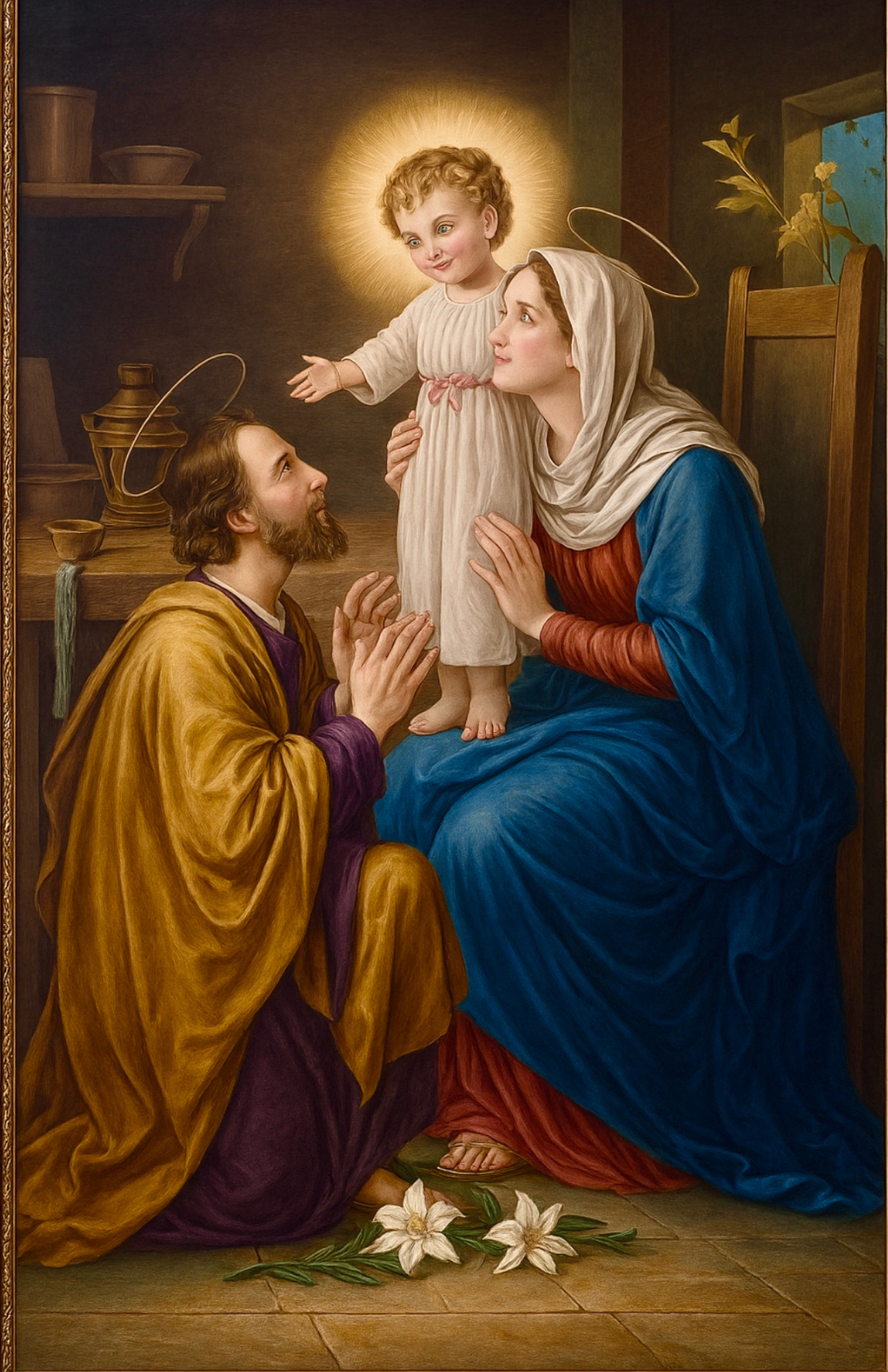 Holy Family 11 by 17 digital image download - Journeys of Faith