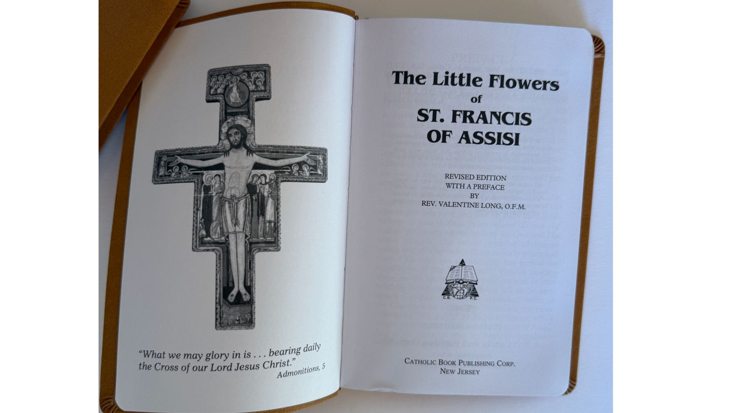 The Little Flowers of St. Francis of Assisi Leather Bound  Classic - Journeys of Faith