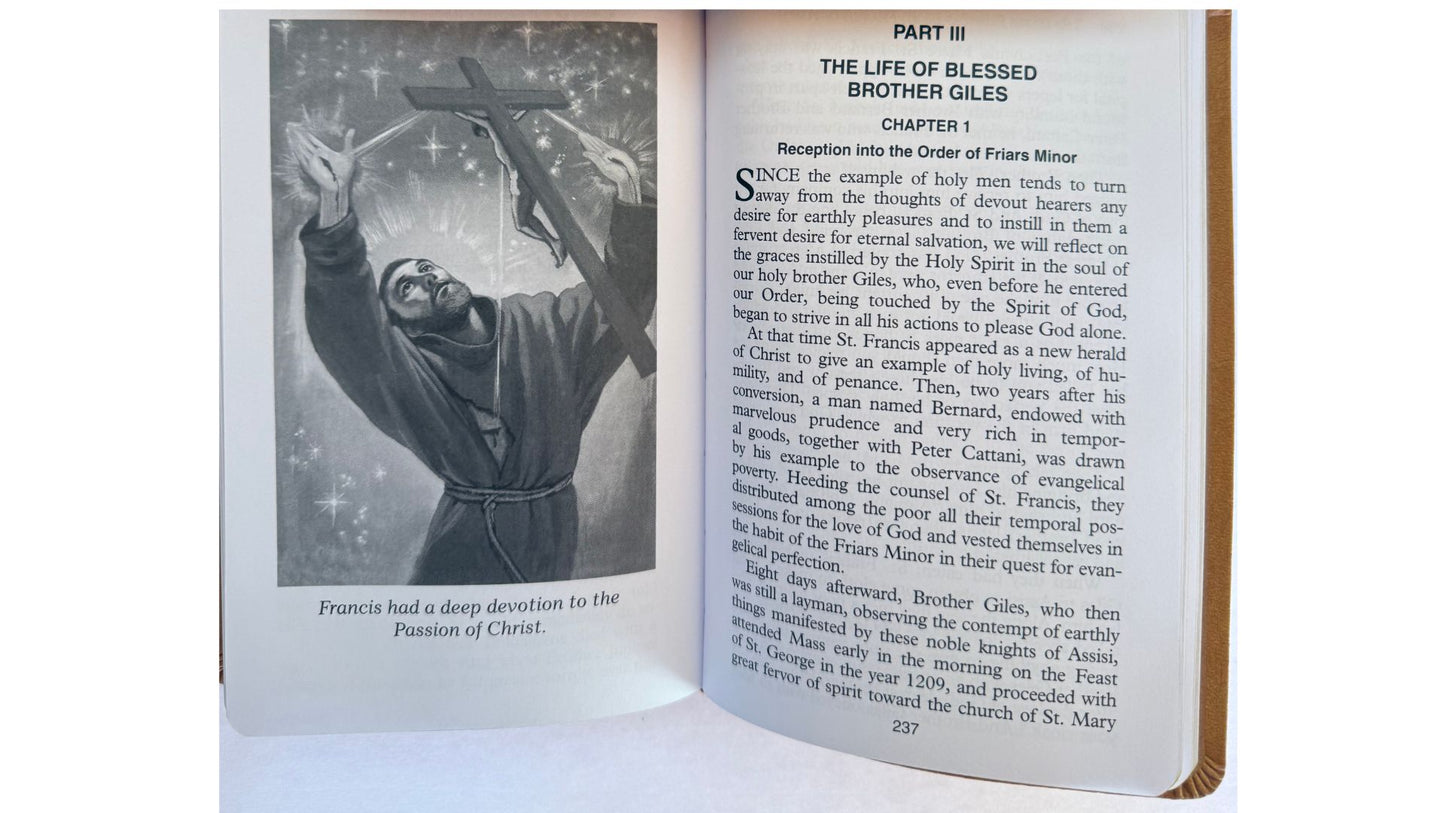 The Little Flowers of St. Francis of Assisi Leather Bound  Classic - Journeys of Faith