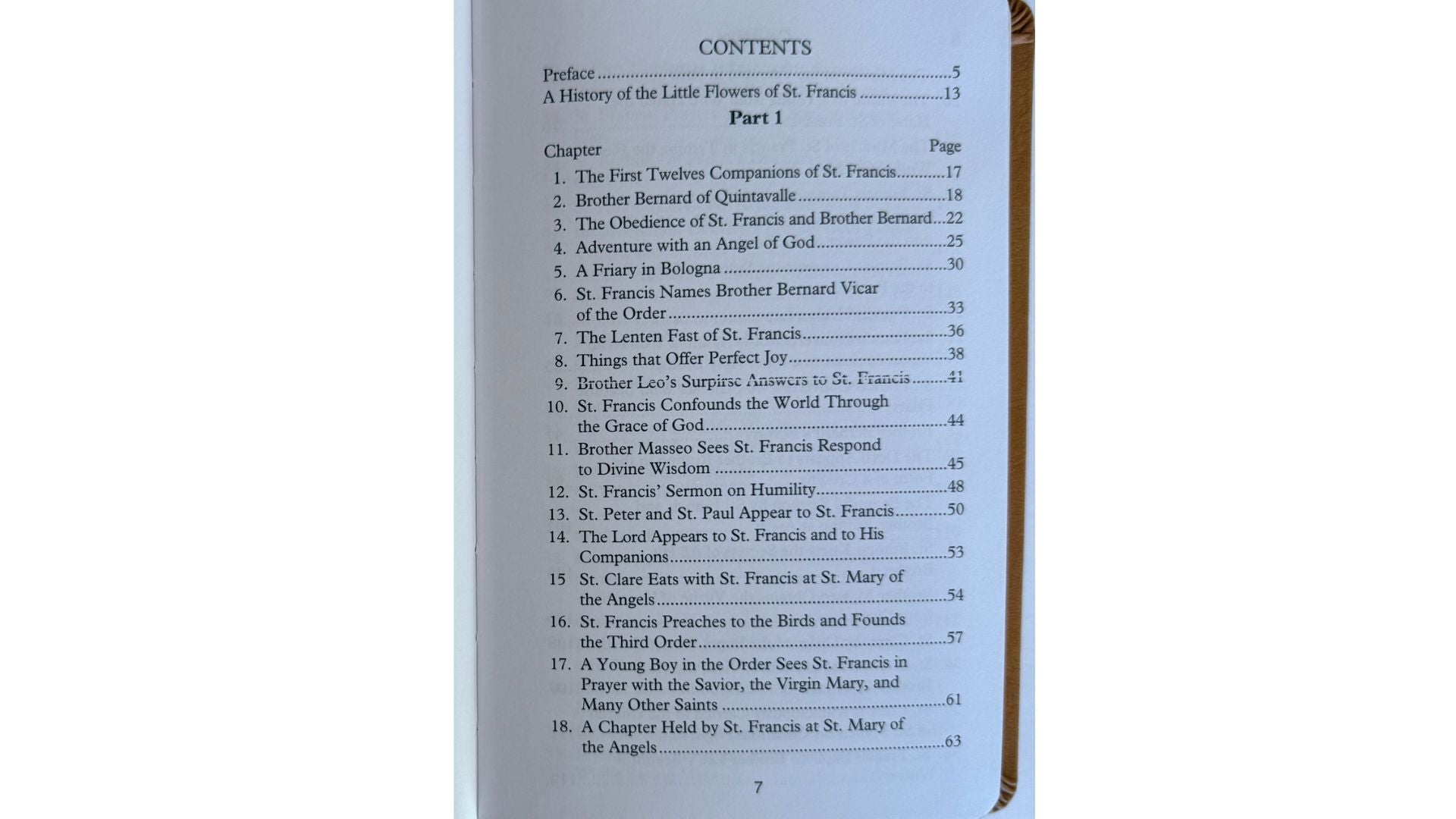 The Little Flowers of St. Francis of Assisi Leather Bound  Classic - Journeys of Faith