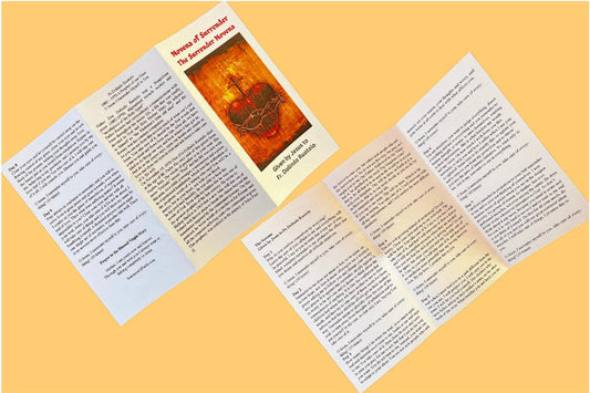 Surrender Novena to the Will of God Trifold Holy Card Packages - Journeys of Faith