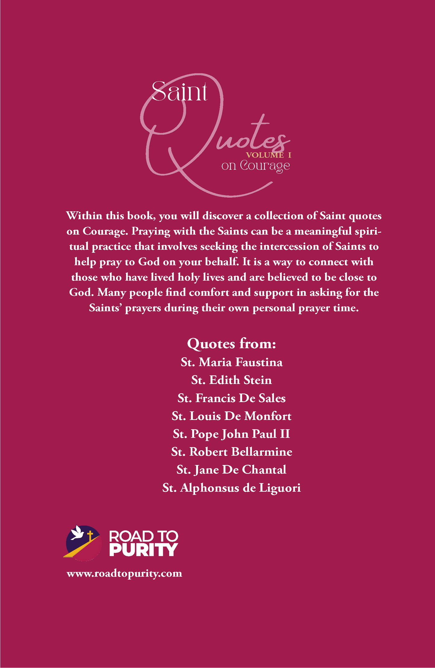 Saint Quotes on Courage Volume 1 (C) - Journeys of Faith