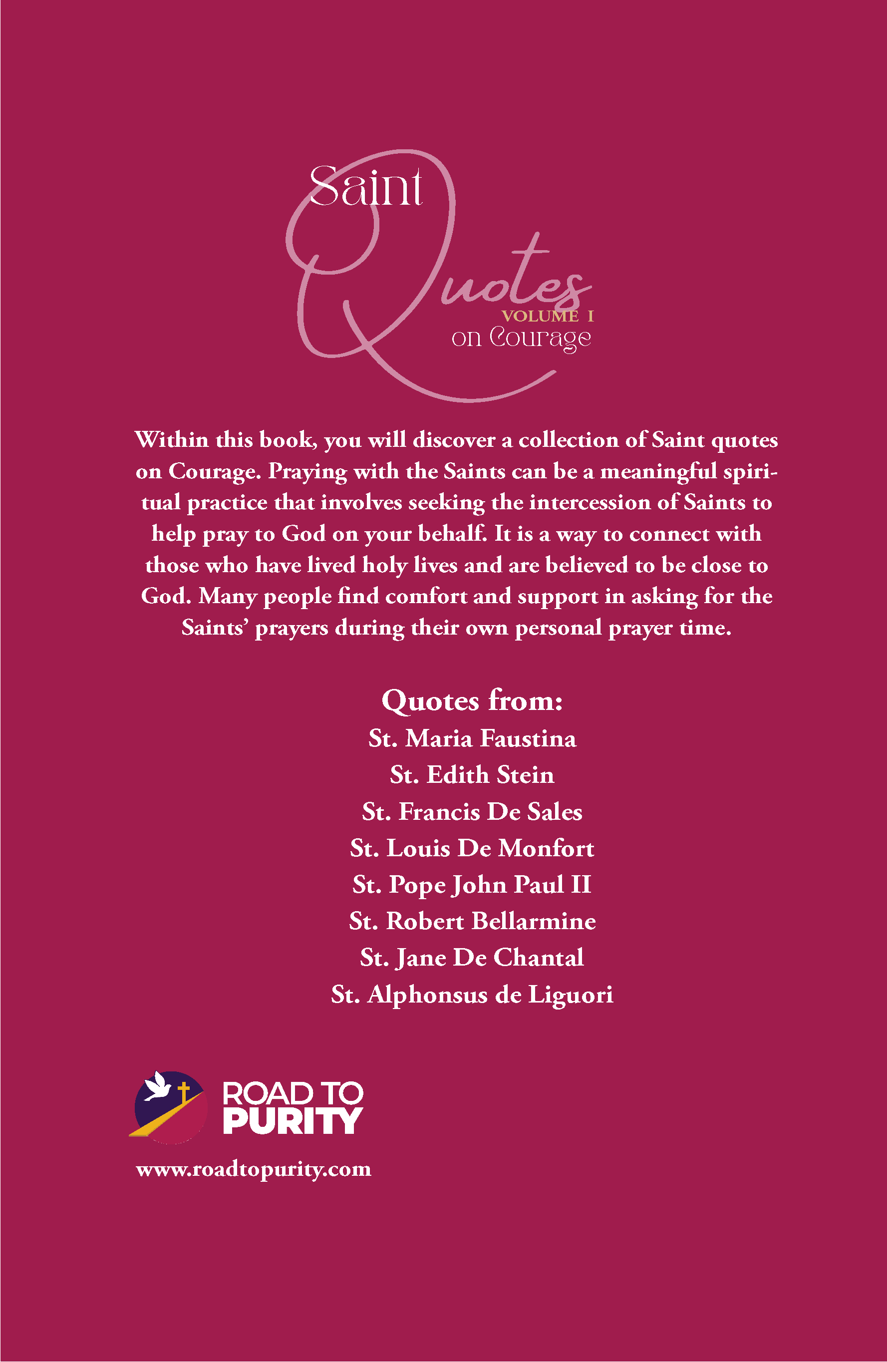 Saint Quotes on Courage Volume 1 (C) - Journeys of Faith